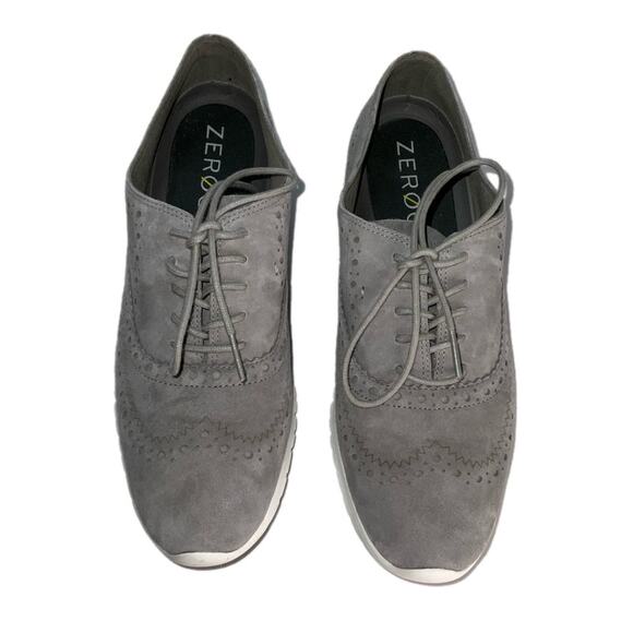 Cole Haan Zerogrand Wingtip Perforated Oxford Sneakers, Ironstone Size 8 - Picture 6 of 6